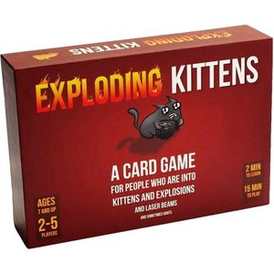 Exploding kittens kaartspel - Leuk kaart spel - Minimaal 7 jaar - 2 tot 5 spelers - Katten - Amusement - Gezin spel