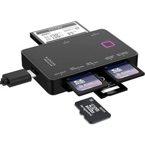 USB 3.0 kaartlezer - Super Speed extern - SD SDHC MS Micro SDXC/SDHC CF MS T-Flash - 5 Gbit/s