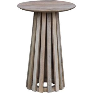 Dimehouse Salontafel Rory Eiken 40 x 40 x 58 cm - 40 x 40 x 58 cm - Hout - Industrieel - Rond