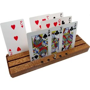 Deluxe Playing Card Racks with Score Pegs - Set of 2 - Brimtoy kaartenrek