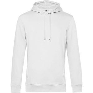 B&C Heren Biologische Hoodie (Wit)