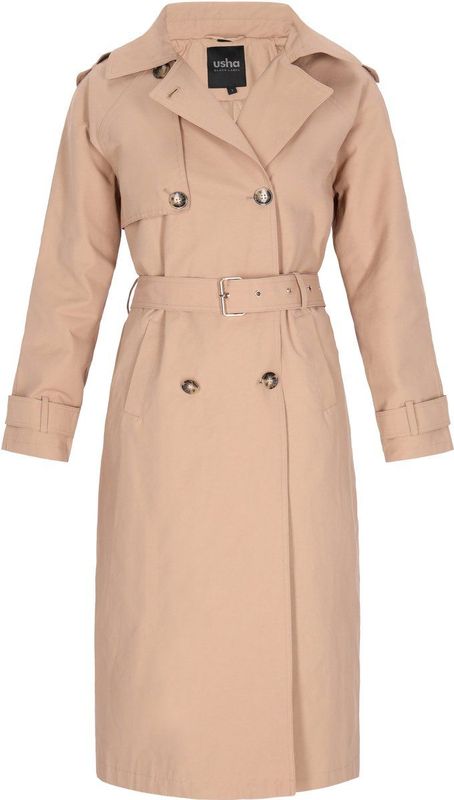 usha - BLACK LABEL - Tussenmantel - Beige - Trenchcoat