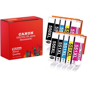 10-pack | Huismerk geschikt voor Canon PGI-550 / CLI-551 XL Inktpatronen - IP7250 - IX6850 - MG5650 - MG7150 - MG6350 - MG7550 - MG7150 - MX925