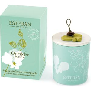 Esteban Classic Orchidee Blanche Geurkaars decoratief 170gr