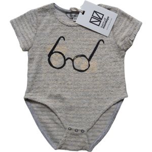 Baby body maat 6/9 mnd beige/sand
