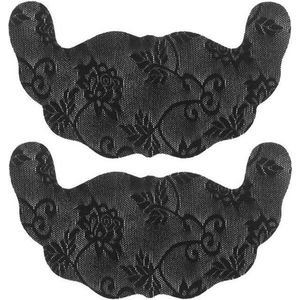 Zelfklevende tepelbeschermers - zwart - 2 st