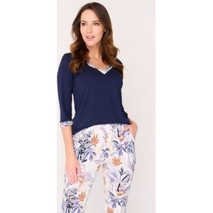 Endorfinella Pyjama Dames Viscose Hope Long Navy S