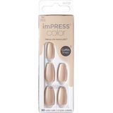 imPRESS - Color Coffin - Kunstnagels - Latte - 30 Stuks