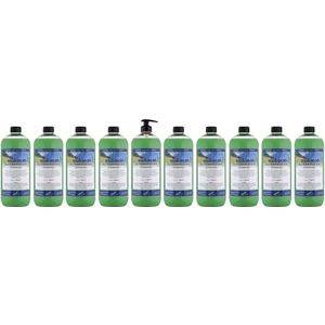 Shampoo Alpenkruiden - 1 liter (transparant) - 5 Stuks - met pomp - Voordeelverpakking - Haarverzorging