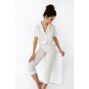 Sensis Katoenen Pyjama Dames Volwassenen Korte Mouw Lange Broek Marieta 38 / M