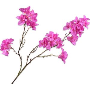 Silk-ka Kunstbloem-Zijden Bloem Bougainvillea Tak Beauty-Paars-Roze 104 cm