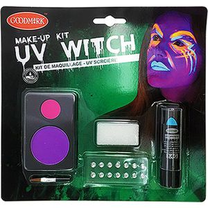 Schminkset UV Witch - Halloween Make up Kit heks
