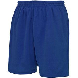 Just Cool Unisex korte broek 'Cool Short' met elastiek Royal Blue - S