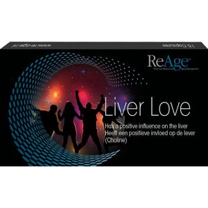 ReAge Liver Love 'party edition' - Detox Lever - Ondersteunt Reinigende Werking Lever - Goed voor de Lever - Mariadistel (Silymarine-extract) - N-Acetyl-L-Cysteine (NAC) - Asparagine - Choline - Methionine - Glutathion (15 capsules) - ReAge