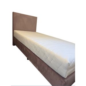 Boxspring OP MAAT - 110x200 (inclusief hoofdbord en matras) + (Verkrijgbaar in Zwart, Antraciet, Licht Grijs en Beige) - Alle maten verkrijgbaar