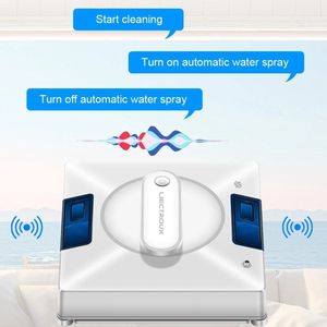 GlobalCondor - Ramen - Zemen - Robotruitenreiniger - 2-Weg - Watersproeier - Glazen - Vloer - Voor - Thuis - Robotstofzuiger - Voor - Ramen - Tegels - Badkamer - Toilet - Intelligente - Navigatie - Drievoudig - Veiligheidssysteem - Randloos - Werken