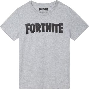 Fortnite Jongens T-shirt - licht grijs - Maat 176