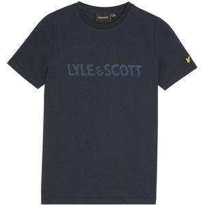 Lyle & Scott - T-shirt - Marineblauw - Voor Jongens