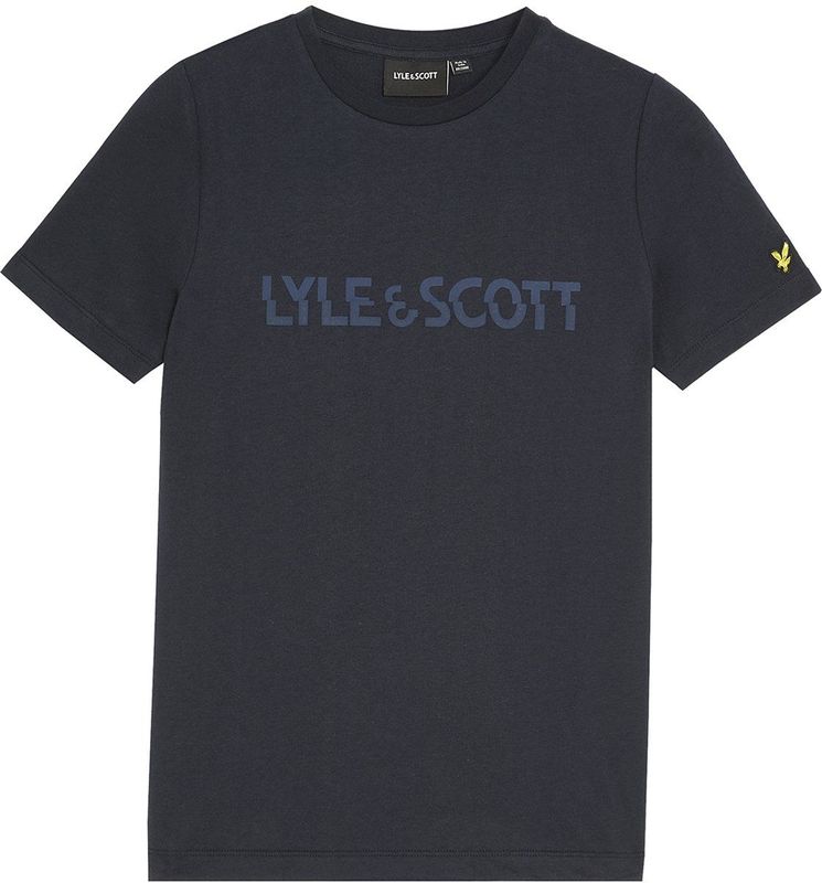 Lyle & Scott - T-shirt - Marineblauw - Voor Jongens