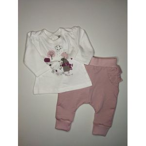 Nini - Outfit Nova - 2-delige set - Shirtje, Broekje - Maat 68 - 4 t/m 6 maanden