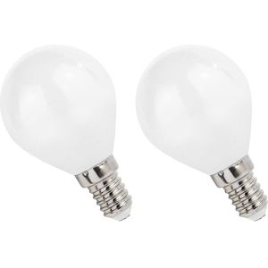 Spectrum - LED Lamp - E14 - 4W - 230V - 410 Lumen - 4000K Neutraal Wit - 2 Stuks