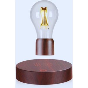 Magnetische Draadloze LED Gloeilamp Tafellamp - Uniek Nachtlampje Voor Kamerdecoratie En Geschenken [Energieklasse A]