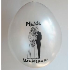 Bruidspaar Ballonnen, 10 stuks, Div Kleuren, Huwelijk, Jubileum, Feest