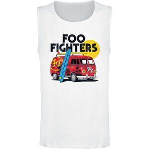 Foo Fighters Van Heren Tanktop - wit - 3XL