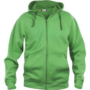 Clique Basic Hoody Full Zip 021034 - Appel-groen - XXL