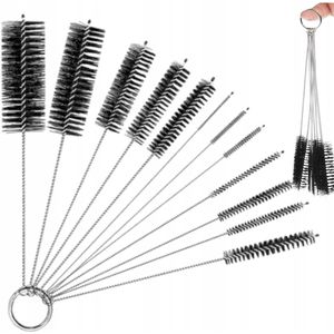 10x Smalle Borstels voor Moeilijk Bereikbare Plekken en Leidingen