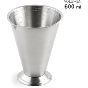 Weis - Maatbeker in RVS - conisch 600 ml