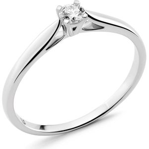 Orphelia RD-3917/1/50 - Ring - Goud 18 kt - Diamant 0.1 ct - 16.00 mm / maat 50