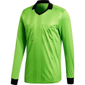 adidas Referee 18 LS Jersey Sportshirt performance - Maat L  - Mannen - groen