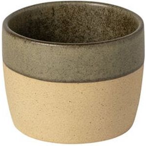 Kitchen trend - Arenito - koffie kop - olijfgroen - set van 6 - 8.7 cm rond