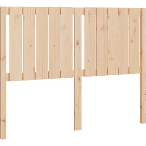 vidaXL - Hoofdbord - 125,5x4x100 - cm - massief - grenenhout