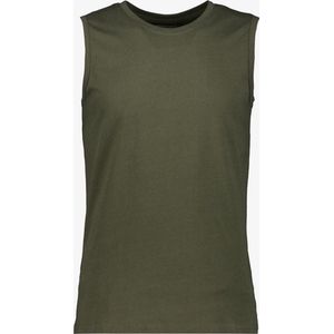 Unsigned basic heren singlet groen - Maat 3XL