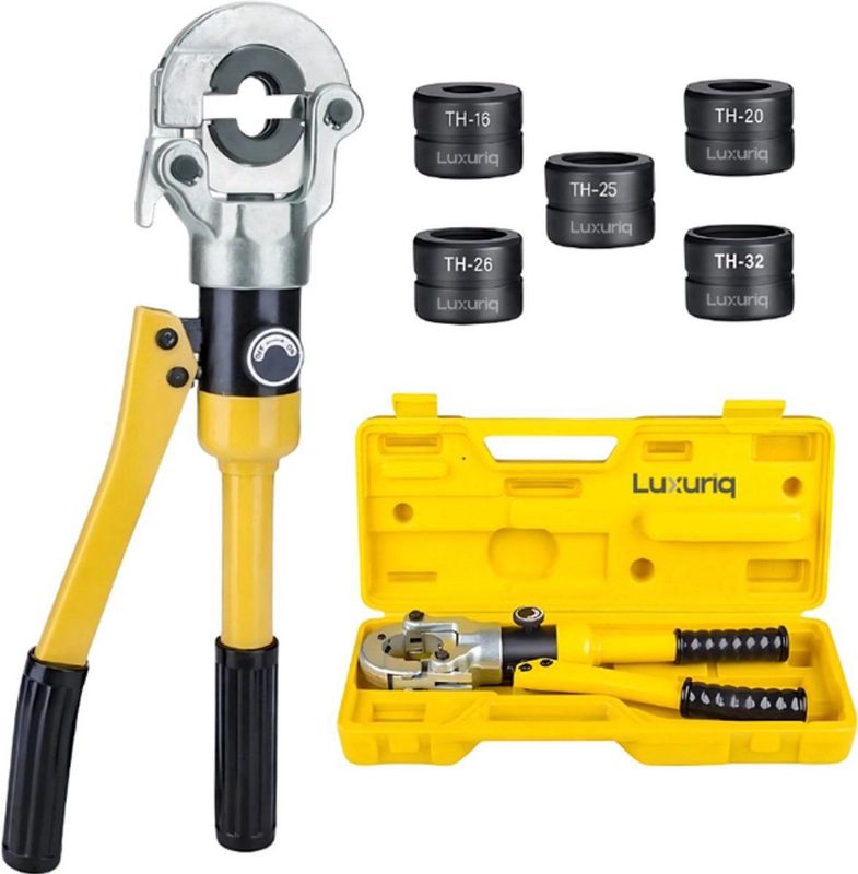 Luxuriq - Perstang - TH Set - Krimptang - Hydraulische - Roteerbaar 360 graden