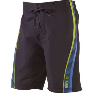 BECO boardshorts, binnenbroekje, elastische band, lengte 52 cm, zwart, maat M
