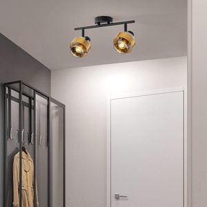 Luxe plafondlamp met brons details, 2-lichts - Oro
