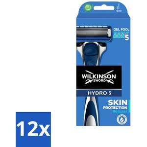 Wilkinson - Navulmesjes - Hydro 5 Skin Protection Scheermes Regular - Comfortabel - 1 mesje - Voordeelverpakking - 12 stuks