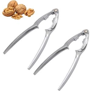 Goodivery ® Nauwkeurige en Efficiënte Notenkraker voor Walnoten en Schaaldieren, Set van 2 Stuks, Geschikt voor Verschillende Notenmaten