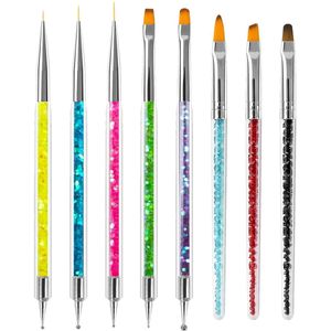 Nagelborstels - Multifunctioneel - Set van 8 - Hoogwaardige materialen