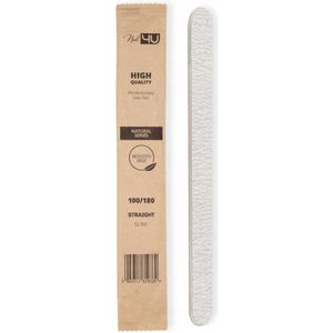 Nail4U Wegwerp Nagelfielen 100/180 Slim Natural - 50 stuks