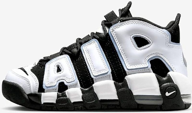 Nike - Air More Uptempo - Sneakers - Zwart/Wit - Dames
