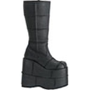 DemoniaCult - STACK-301 Plateau Laarzen - US 13 - 46 Shoes - Zwart