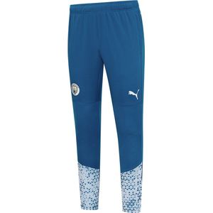 PUMA MCFC Training Pants Heren Sportbroek - Blauw - Maat L