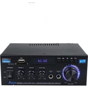 HIFI Bluetooth Power Amplifier | 800W | Digitale Versterker | Stereo Surround | Mediaspeler | Karaoke