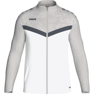 Jako Iconic Polyestervest Heren - Wit / Zachtgrijs | Maat: L