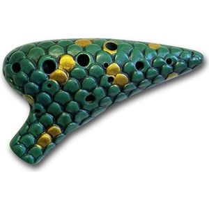 STL Siren Ocarina - 12 Holes - Ceramic - A Major (Alto)