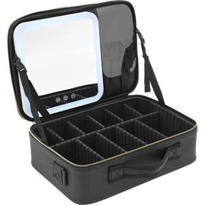 Gran Vida® - Make-Up Koffer met Spiegel & LED Verlichting - Draagbaar en Veelzijdig - Professioneel Ontwerp